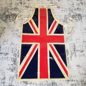Dodo Original Vintage Made in England Union Jack Flag Cotton PVC Waxed Apron